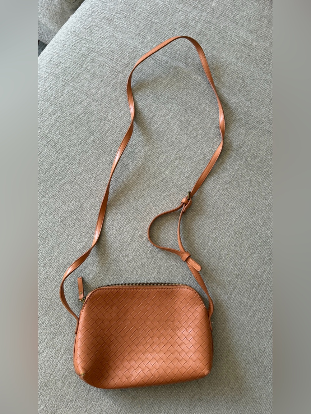 Universal Thread Woven Tan Crossbody Bag